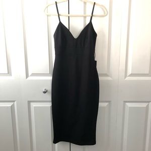 [Lulu’s] Black Bodycon midi dress
